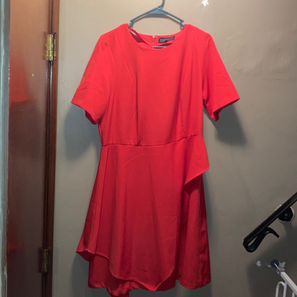 Red dress